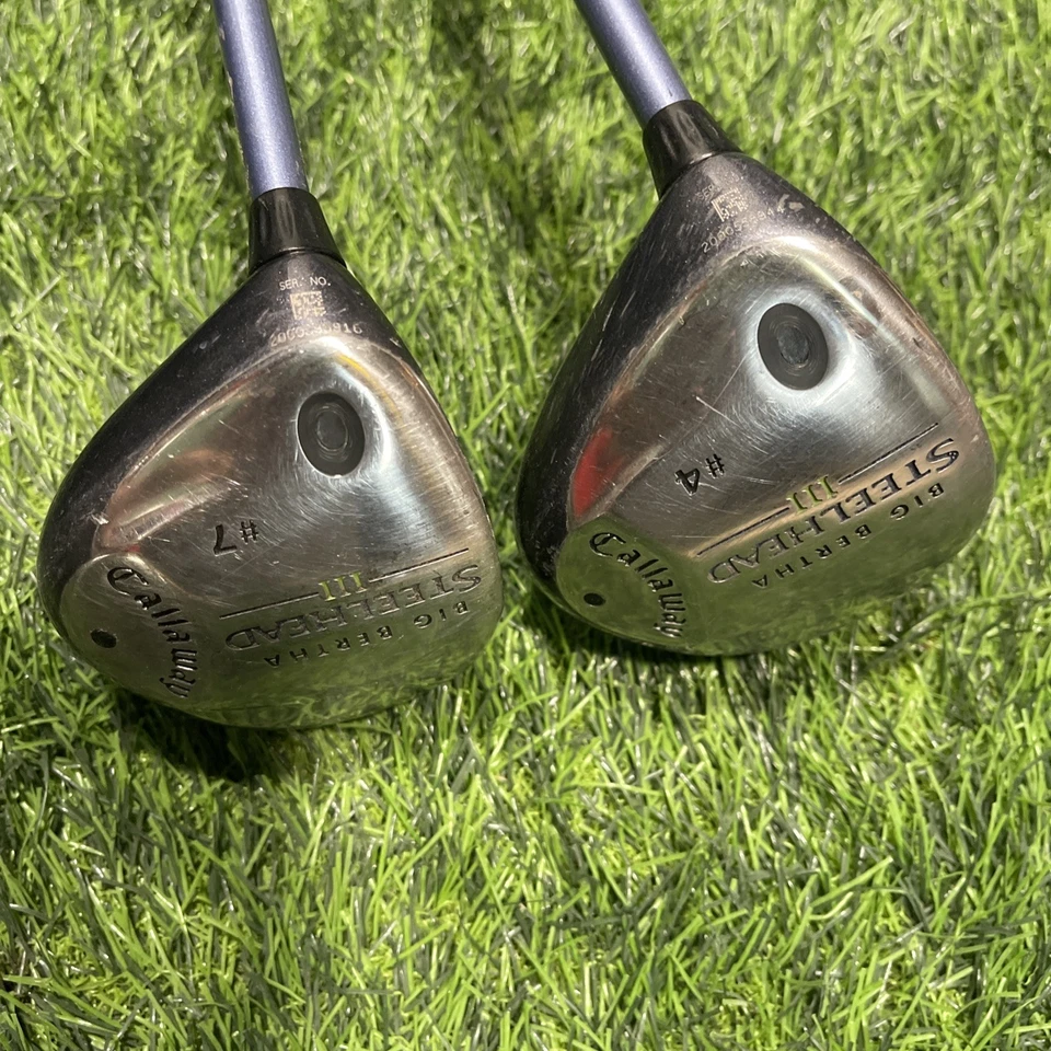 Callaway Ladies Big Bertha Steelhead III 4 & 7 Wood Set Graphite Shafts UPC218 - Image 4 of 4