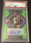 Magic Johnson /99 Autograph 2021 Select Neon Green Prizm PSA 9 Lakers