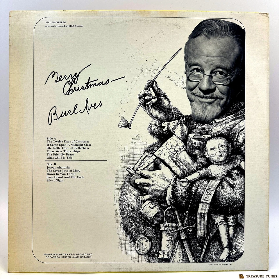 Burl Ives – Twelve Days Of Christmas Vinyl (LP, Album, Stereo) - Image 3 of 4
