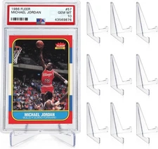 tutata PSA Graded Card Stands, Trading Display Stand Mini Easel Clear 
