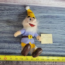 Vintage Snow White 10" Doc Plush Dwarf Disney 2000 Toy Connection