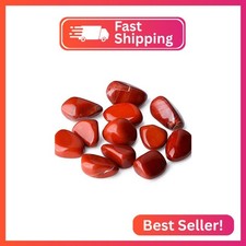 DUQGUHO Red Jasper Healing Crystals Stones Set Natural Tumbled Polished Irregula