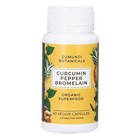New Eumundi Botanicals Curcumin Pepper Bromelain 60 Capsules
