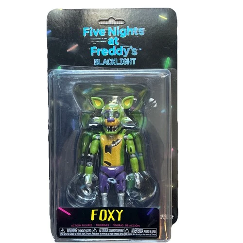 2016 Funko Five Nights At Freddy’s Blacklight Green Foxy Figure 6”  FNAF