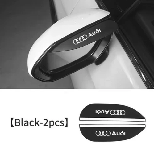 2 PCS AUDI Car Rearview Mirror Rain brow Sun Visor Rearview Mirror Accessories