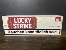 Lucky Strike Zigarettenbox leer als Geschenkbox