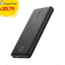 Anker 10000mAh Slim Power Bank Charging Portable External Battery Backup Charger