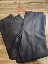 Medline New Small Black Unisex Scrub Pants
