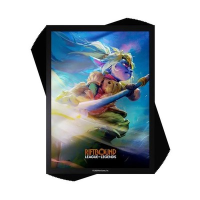 Riftbound League of Legends TCG UNLEASHED 100 ART SLEEVES - POPPY