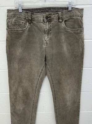 prAna Men's Sustainer Cord Pant Slim Fit 34x34 Tapered Leg Brown