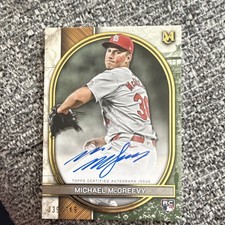 2025 Topps Tribute Rookie Autograph Michael McGreevy Cardinals #TA-MMG /149