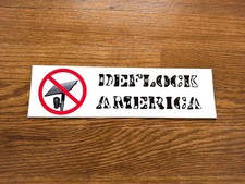 Deflock America Bumper Sticker Magnet - Anti-flock License Plate Camera Decal