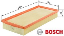BOSCH F026400144 Luftfilter Luftfiltereinsatz für Smart 