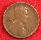 1912-S Lincoln Wheat Cent Penny Circulated Coin LW2654