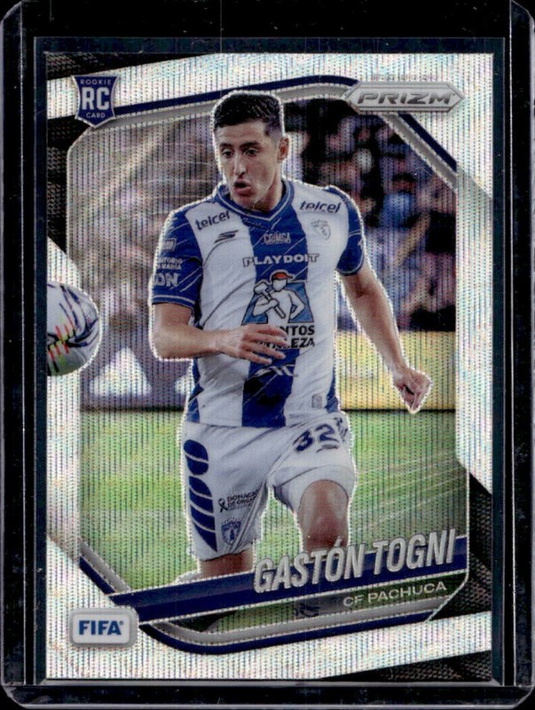 2025-26 Panini Prizm FIFA Gaston Togni RC Wave Prizm Rookie #158 Pachuca