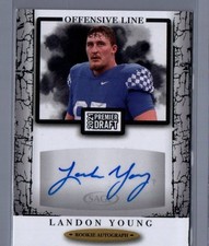 2021 SAGE Premier Draft Landon Young Autographs Black #A174