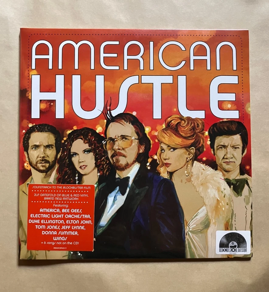 AMERICAN HUSTLE Soundtrack 2LP 2014 RSD 150g Red & Blue Vinyl NEW SEALED / 3,000 - Image 2 of 4