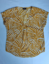 Yessica Damen Bluse Basic Kurzarm V-Ausschnit...