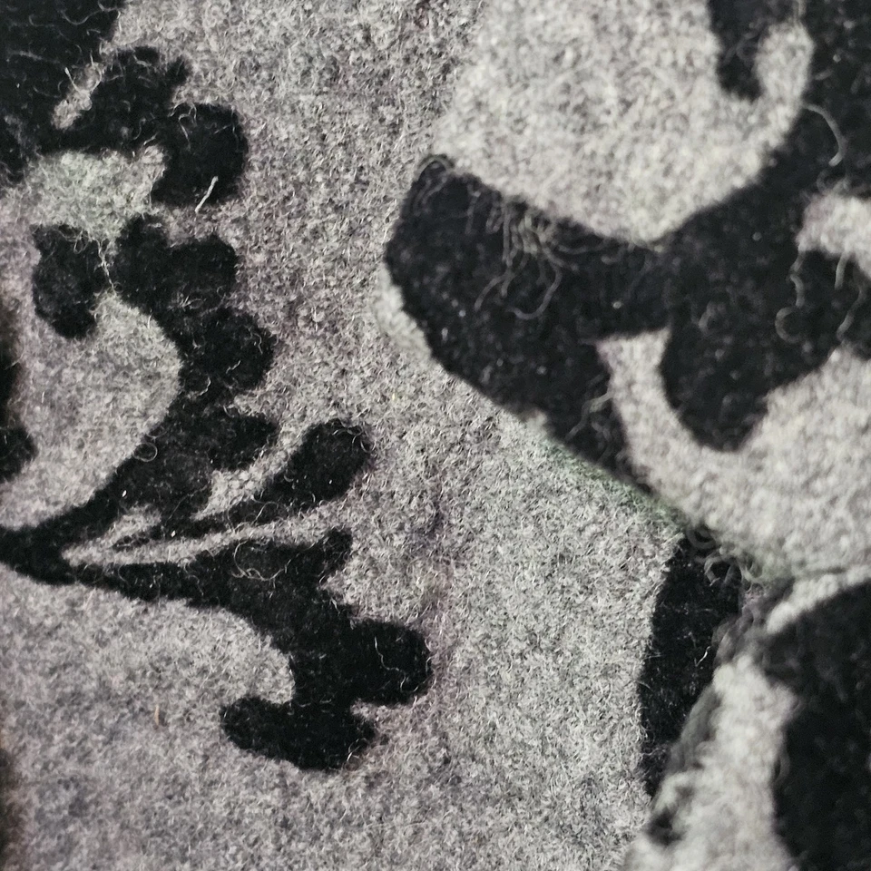 Laura Ashley Blazer Wool Flocking Hollywood Regency Whimsi Goth Sz Petite L - Image 2 of 4