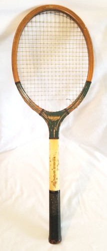 Vintage Bobby Riggs Wilson Golden State Tennisschläger aus Holz - Bild 3 von 18