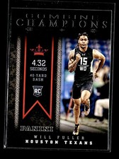 Will Fuller: 2016 Panini Combine Champions Rookie Insert Card #11. rookie card picture