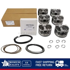 STD Pistons & Ring Kit For Buick Enclave Cadillac Chevrolet Traverse LLT 3.6L US