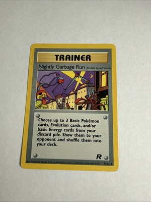 Pokemon Nightly Garbage Run Team Rocket Unlimited 1995 77/82