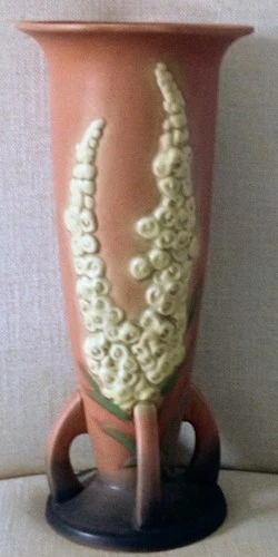 Vintage Roseville Pottery Foxglove Vase