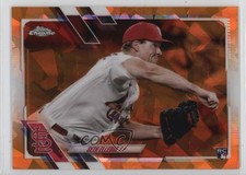 2021 Topps Chrome Update Sapphire Edition Orange 24/25 Seth Elledge #US57 03xg