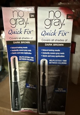2 New No Gray Quick Fix Instant Root Cover Touch Up Glide On Wand Dark Brown 3N