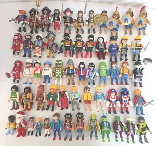 Lot Of 54 Vintage Playmobil Figures