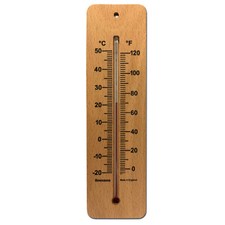 215mm Wood Wall Thermometer-Room Wall Temperature For Indoor Or Outdoor Use