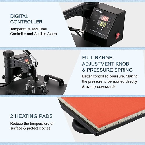 vevor heat press 15x15