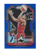 KELSEY PLUM 2021 Panini Prizm WNBA BLUE REFRACTOR #114/149 Las Vegas Sparks