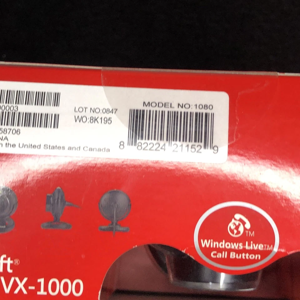 Vintage Webcam Sealed Microsoft VX-1000 Lifecam With Built In Mic - Image 4 of 4