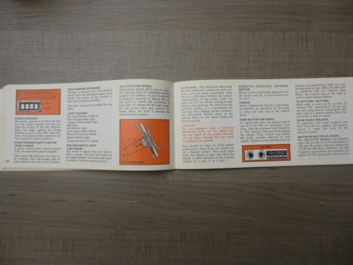 1972 Dodge Coronet / Charger Operators Manual - Picture 7 of 12