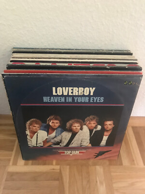 12'' EP LOVERBOY - Heaven In Your Eyes OST Top Gun 1986 CBS