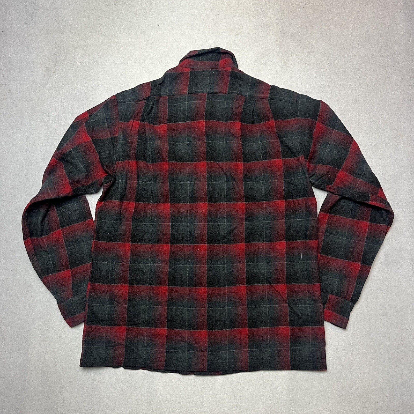 Vintage 60s Pendleton Loop Collar Shadow Plaid Wo… - image 10