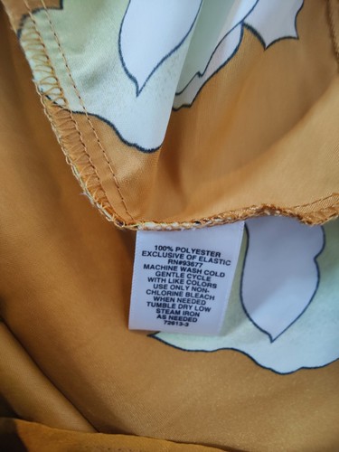 Ryegrass NWT Womens SZ XXL Maxi Sleeveless Dress Tan Floral Side Pockets V-Neck - Picture 14 of 17