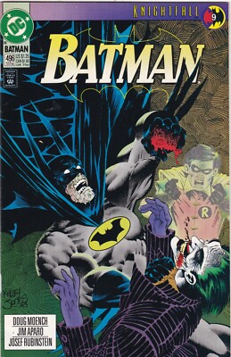 BATMAN (1940 Series) #496 NM- Kelly Jones Joker Cover