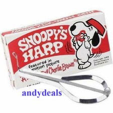 Trophy Snoopy Blue Grass Jaw Jew's Harp w/ Box and Instructions 3490 NEW