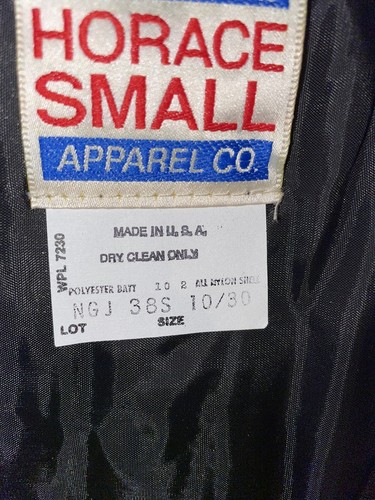 New Horace Small New Generation Jacket W/Thinsulate liner Mens Size 38S NWT tags - Picture 8 of 12