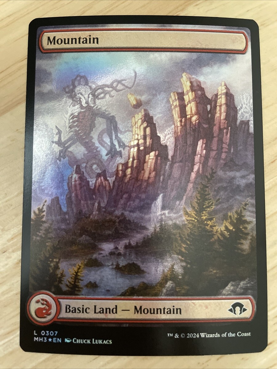 MTG Mountain #0307 Modern Horizons 3 FOIL Land MH3 NM/M | eBay