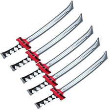 5 aufblasbare Samurai Schwerter Ninja S&auml;bel Kost&uuml;mzubeh&ouml;r Fasching Karneval