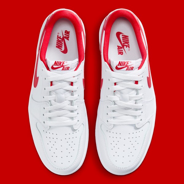 Nike Air Jordan 1 Retro Low OG 2023 Blanco University Red Nby CZ0790-161 Talla 10.5 4