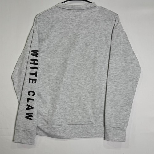 White Claw Hard Seltzer Collar Shirt Size M Gray “Ain’t No Laws” Logo - Picture 2 of 4