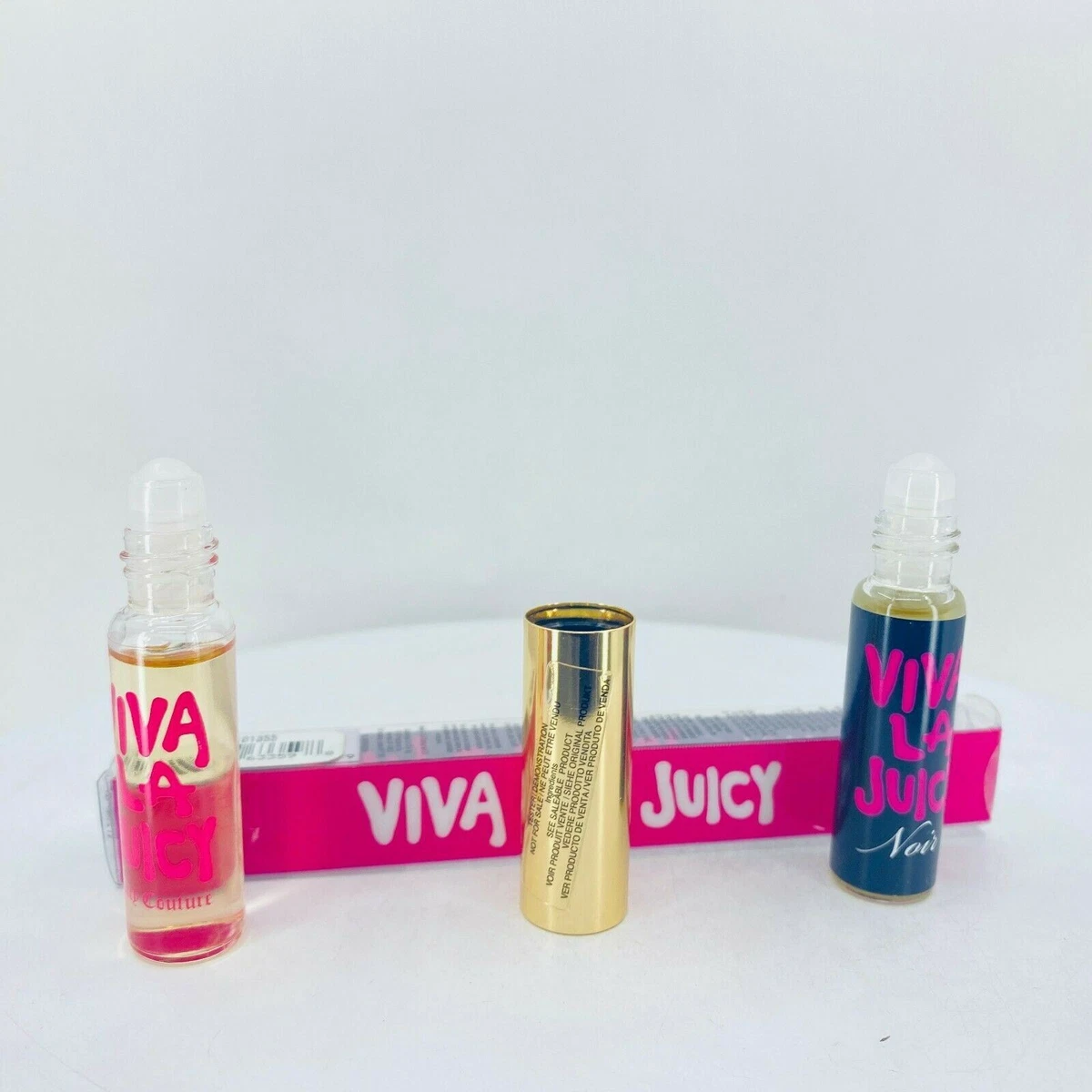 Viva La Juicy Noir Eau de Parfum Rollerball Duo 0.17oz 5ml Each NIB