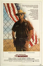 THE BORDER ORIGINAL FOLDED MOVIE POSTER 27X41 JACK NICHOLSON HARVEY KEITEL 1982