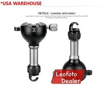 Leofoto YB-75LK Leveling Base with Handle for 75mm Bowl Arca Clamp