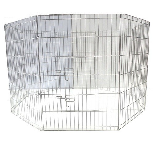 Dog Puppy Pet Rabbit Cat Guinea Pig Play Pen Run Zinc Coated With Door 24Hr Del - Picture 5 of 12